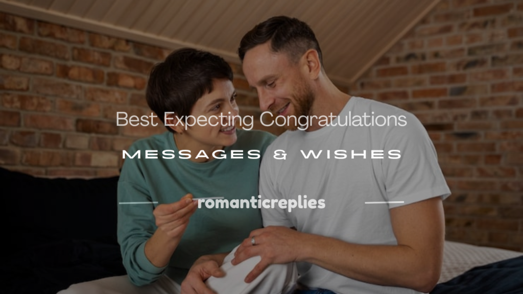 expecting congratulations message