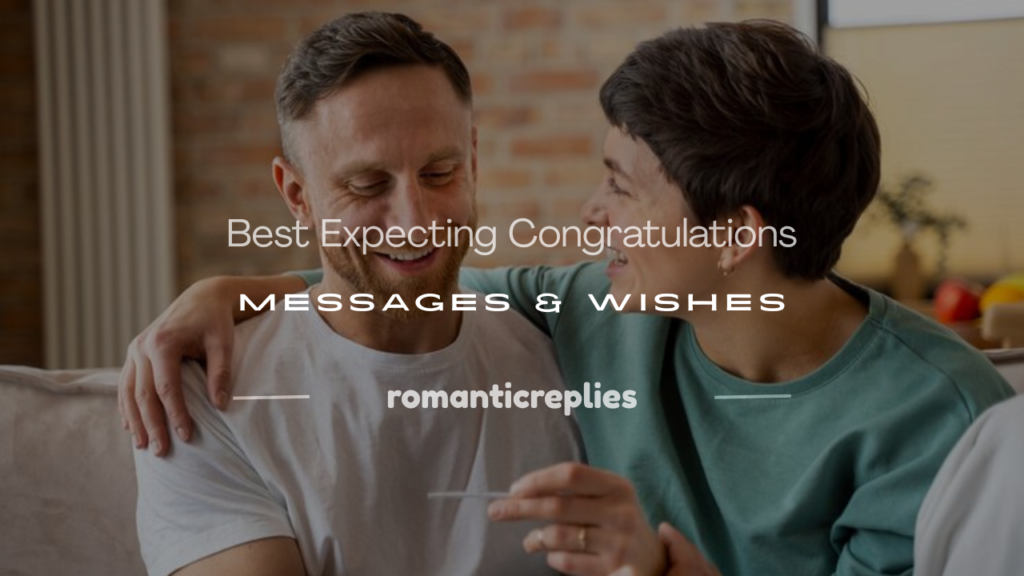 expecting congratulations message