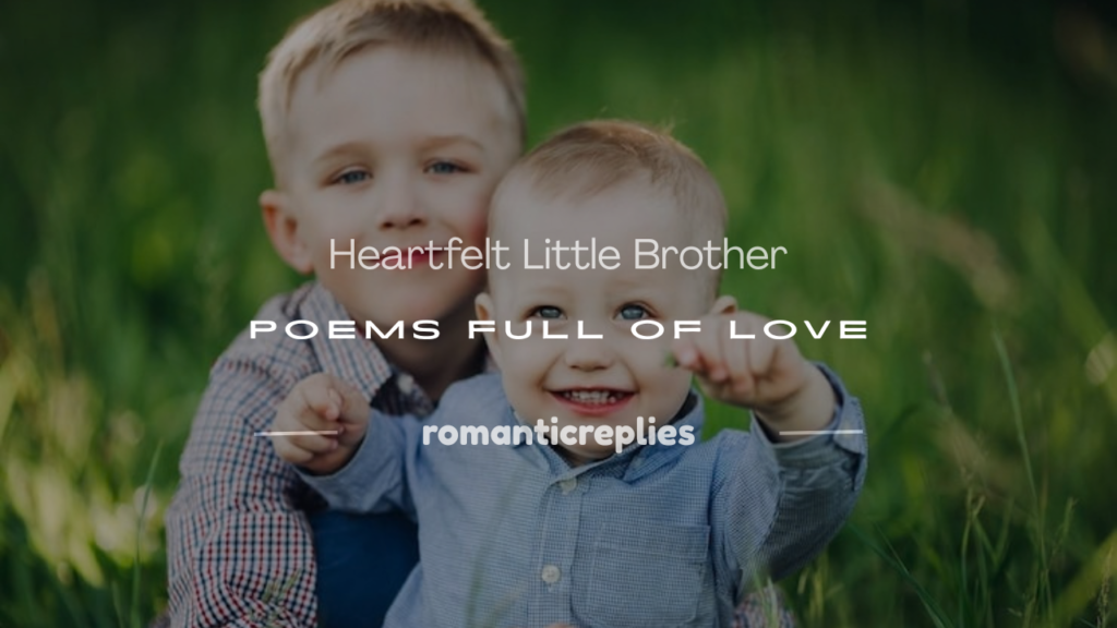 poetry for little brother