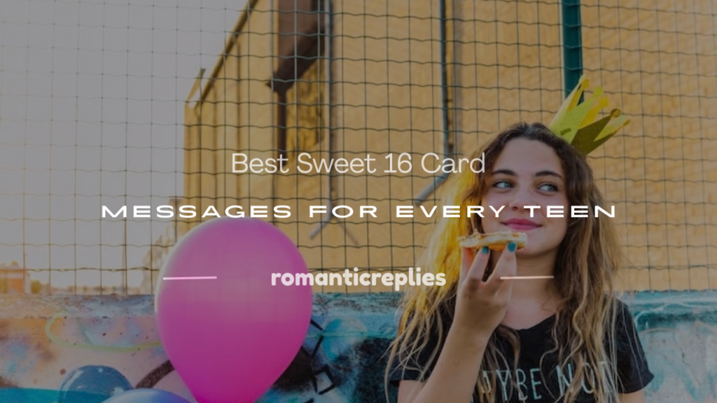 sweet 16 card messages
